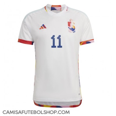 Camisa de time de futebol Bélgica Yannick Carrasco #11 Replicas 2º Equipamento Mundo 2022 Manga Curta